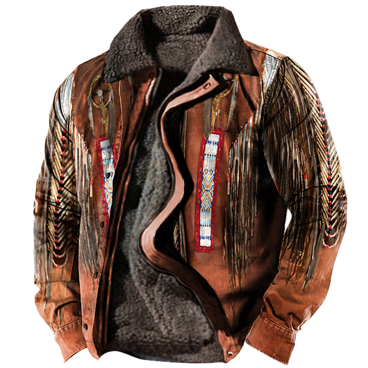Native American Culture 3D Printed Tactical Jacket - bpertonul